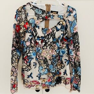 Alexia Admor sequin blouse